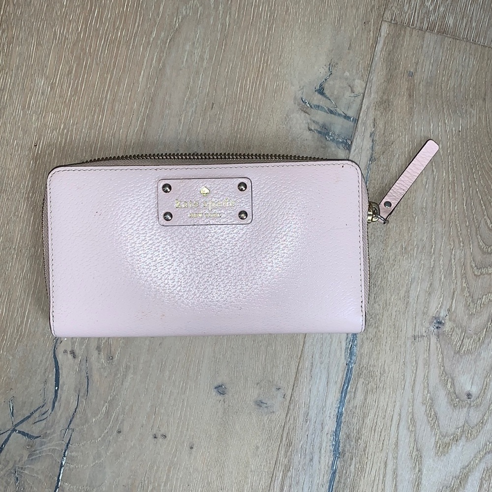 NEW! Kate spade pink wallet.